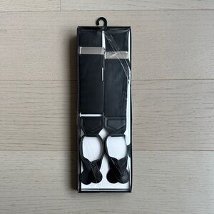 Pronto Uomo Black Boxed suspenders